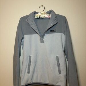 Columbia Two-Tone Gray Fleece Jacket